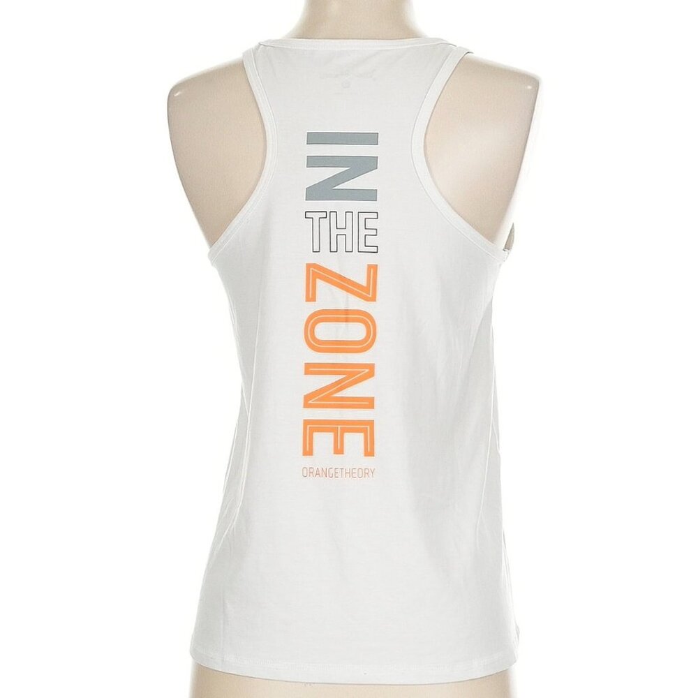 Orangetheory OTF // White "In the Zone" Racerback Tank